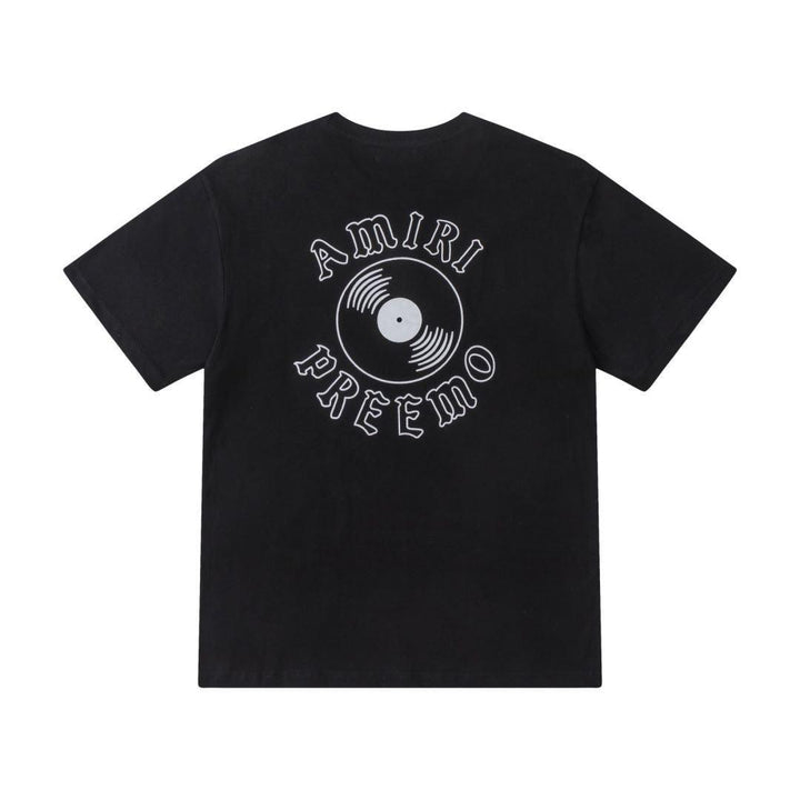 Amiri Black T-Shirt Without Collar