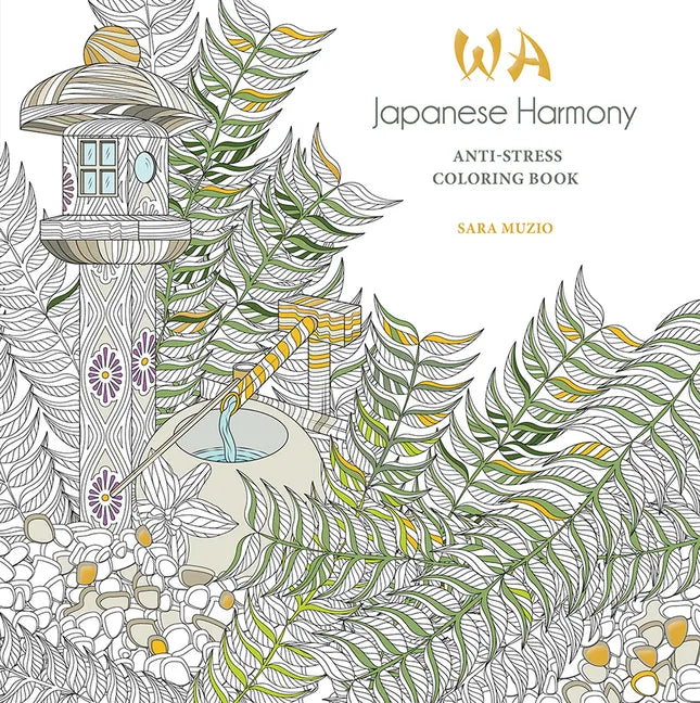 Japanese Harmony Coloring Book: Anti-Stress Coloring Book - Paperback