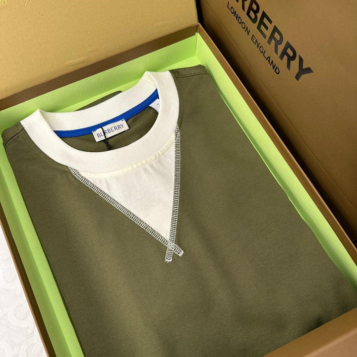 Burberry T-Shirt Without Collar &