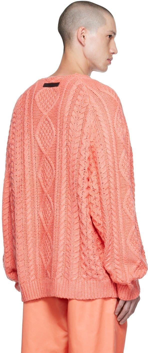 Fear of God Essentials Raglan Sweater Coral