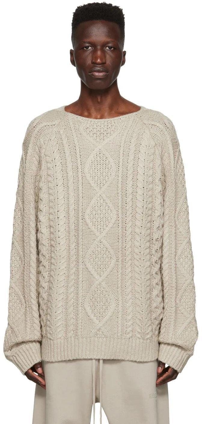 Fear of God Essentials Raglan Sweater Smoke