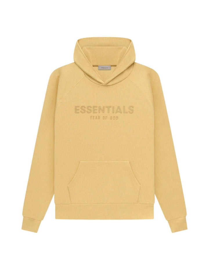 Fear of God Essentials Waffle Raglan Hoodie Light Tuscan
