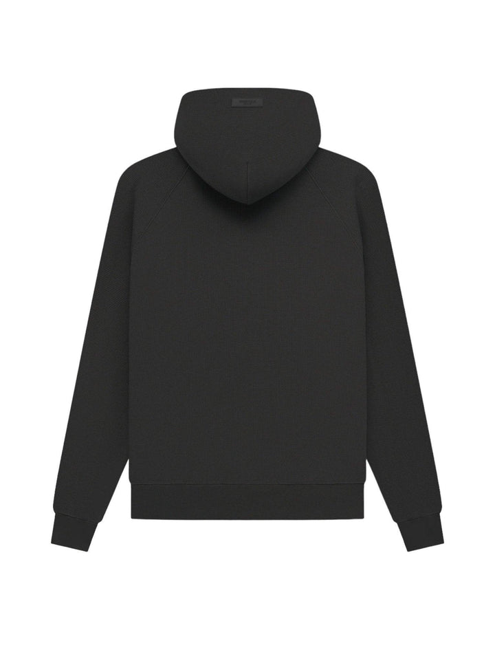 Fear of God Essentials Waffle Raglan Hoodie Off-Black