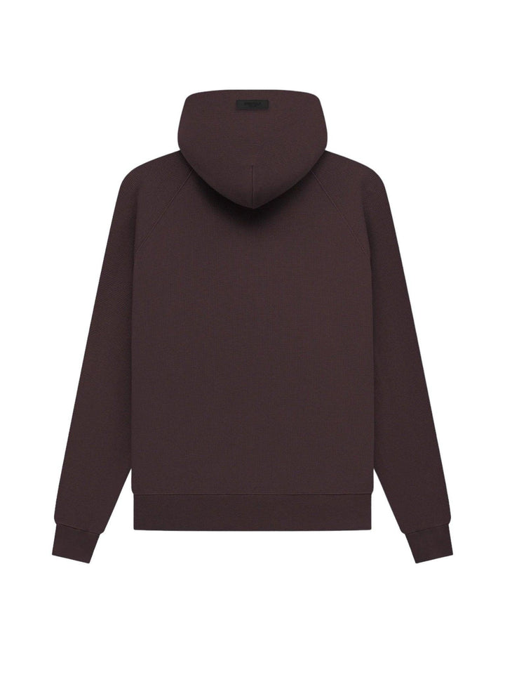Fear of God Essentials Waffle Raglan Hoodie Plum