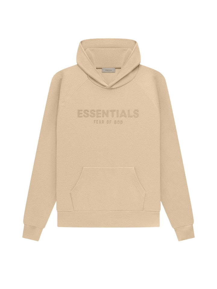 Fear of God Essentials Waffle Raglan Hoodie Sand