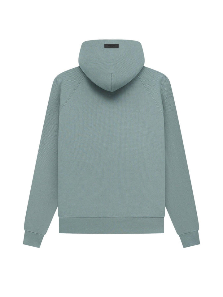 Fear of God Essentials Waffle Raglan Hoodie Sycamore Blue