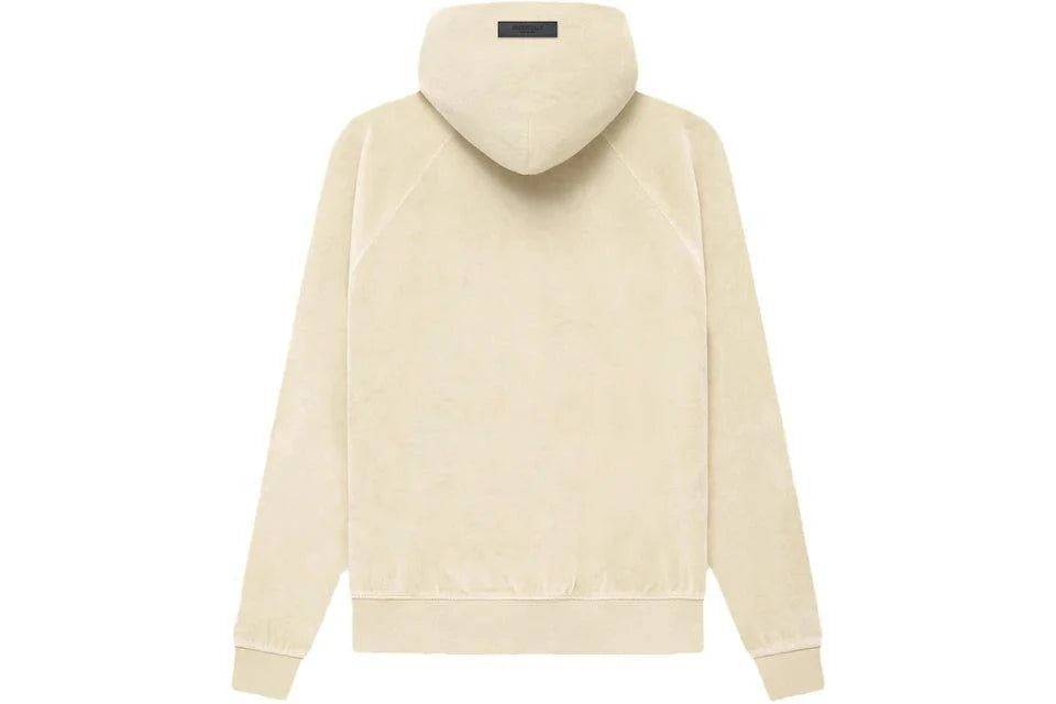 Fear of God Essentials Women's Velour Hoodie Egg Shell (W)