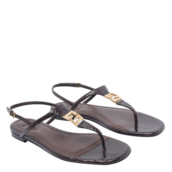 Fendi Women Fendi Ffold Sandals