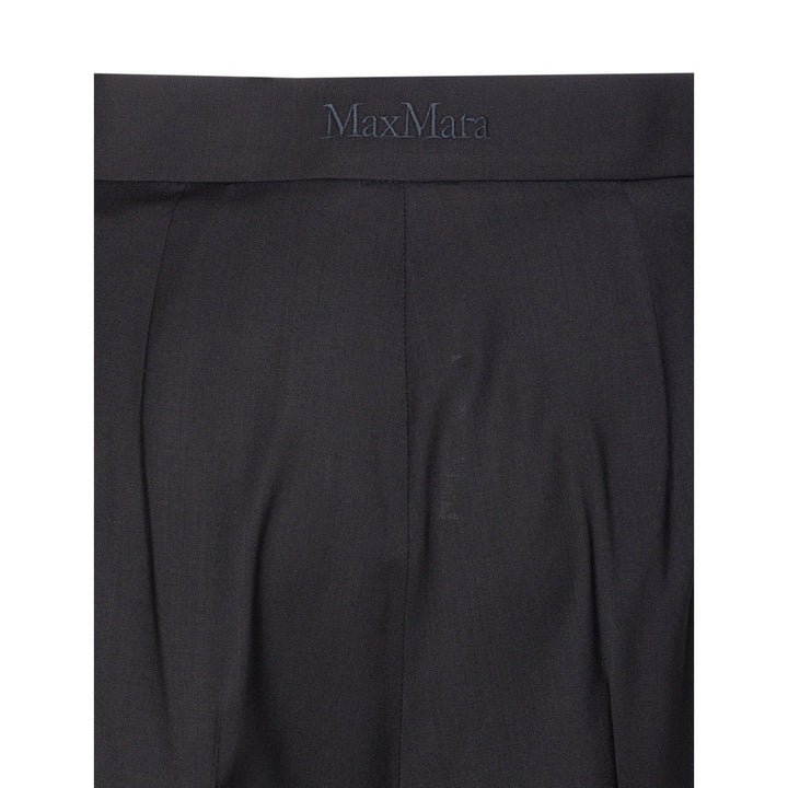 Max Mara Women Fernet Straight Trousers In Wool Right