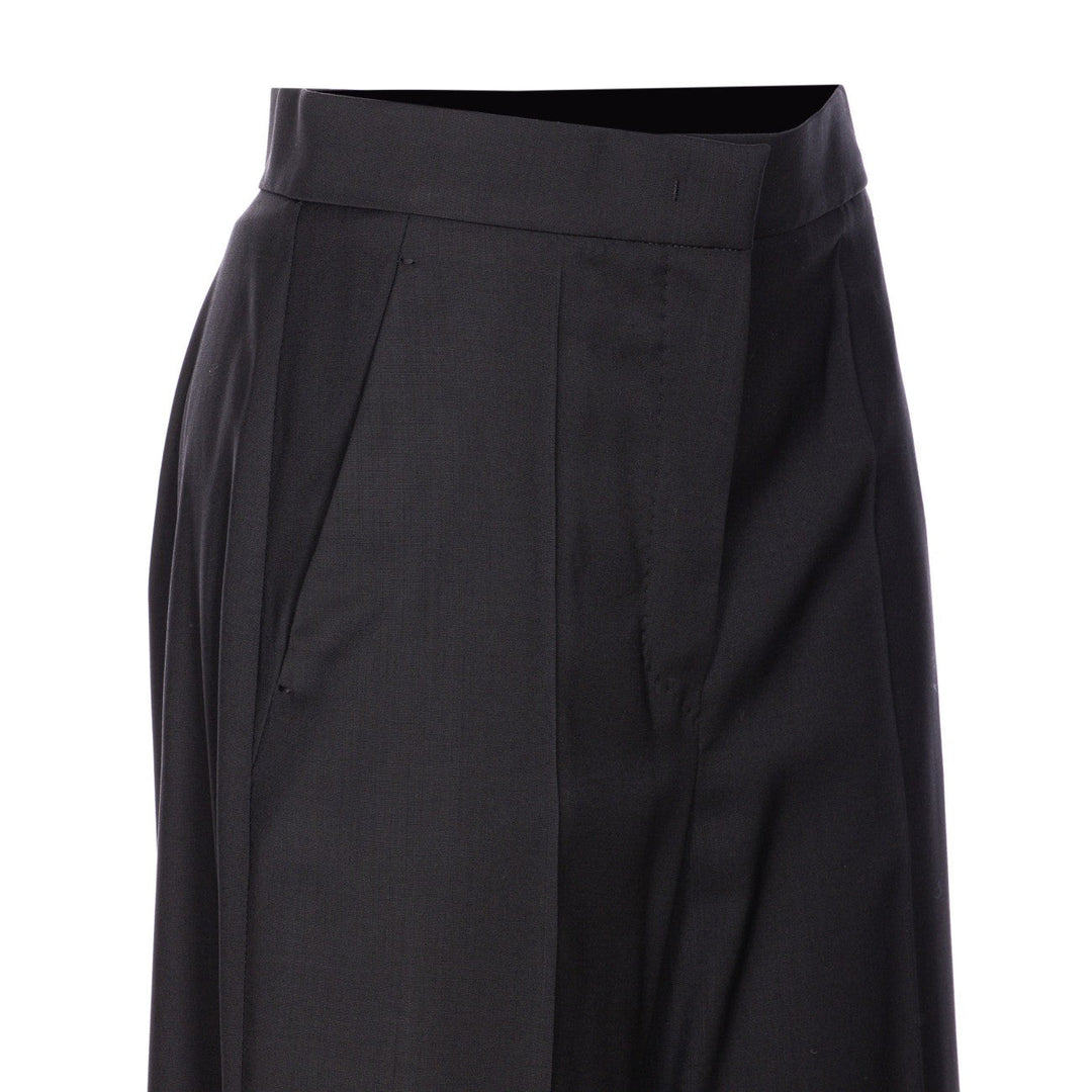 Max Mara Women Fernet Straight Trousers In Wool Right