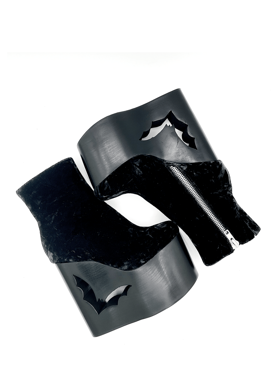 View details for Deadwood Black Velvet Wedge Boot Deadwood Black Velvet Wedge Boot