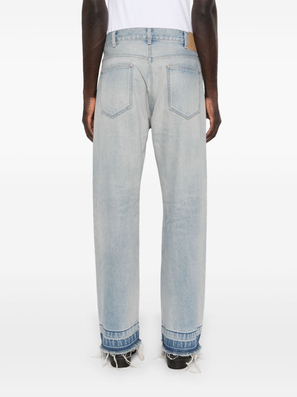 Celine Men Jeans Wesley In Denim Lavaggio Eastside Distressed