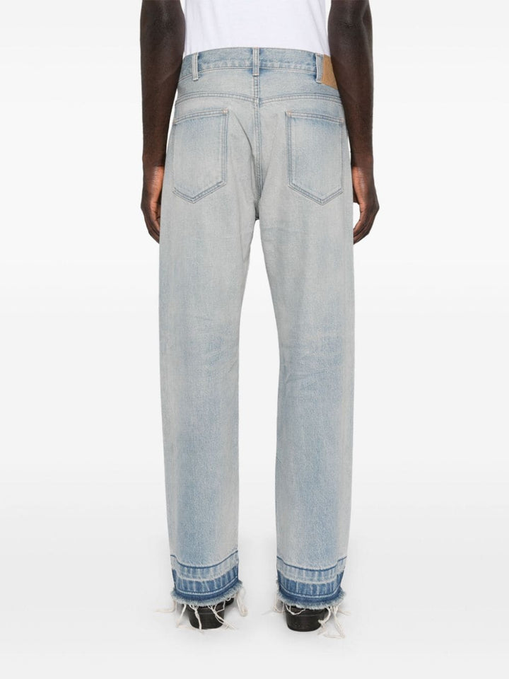 Celine Men Jeans Wesley In Denim Lavaggio Eastside Distressed