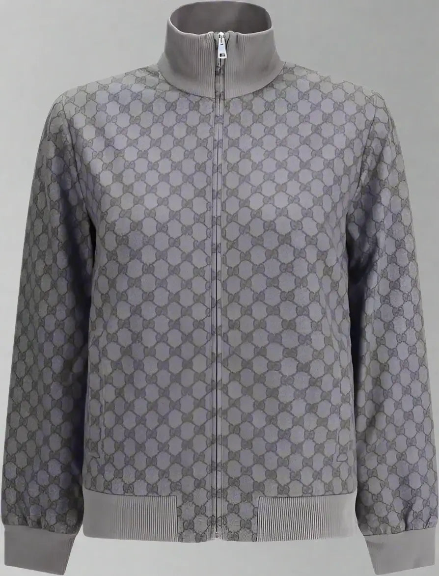 GUCCI women's grey Zippered sweatshirt