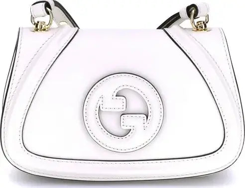 GUCC white leather Blondie Shoulder Bag