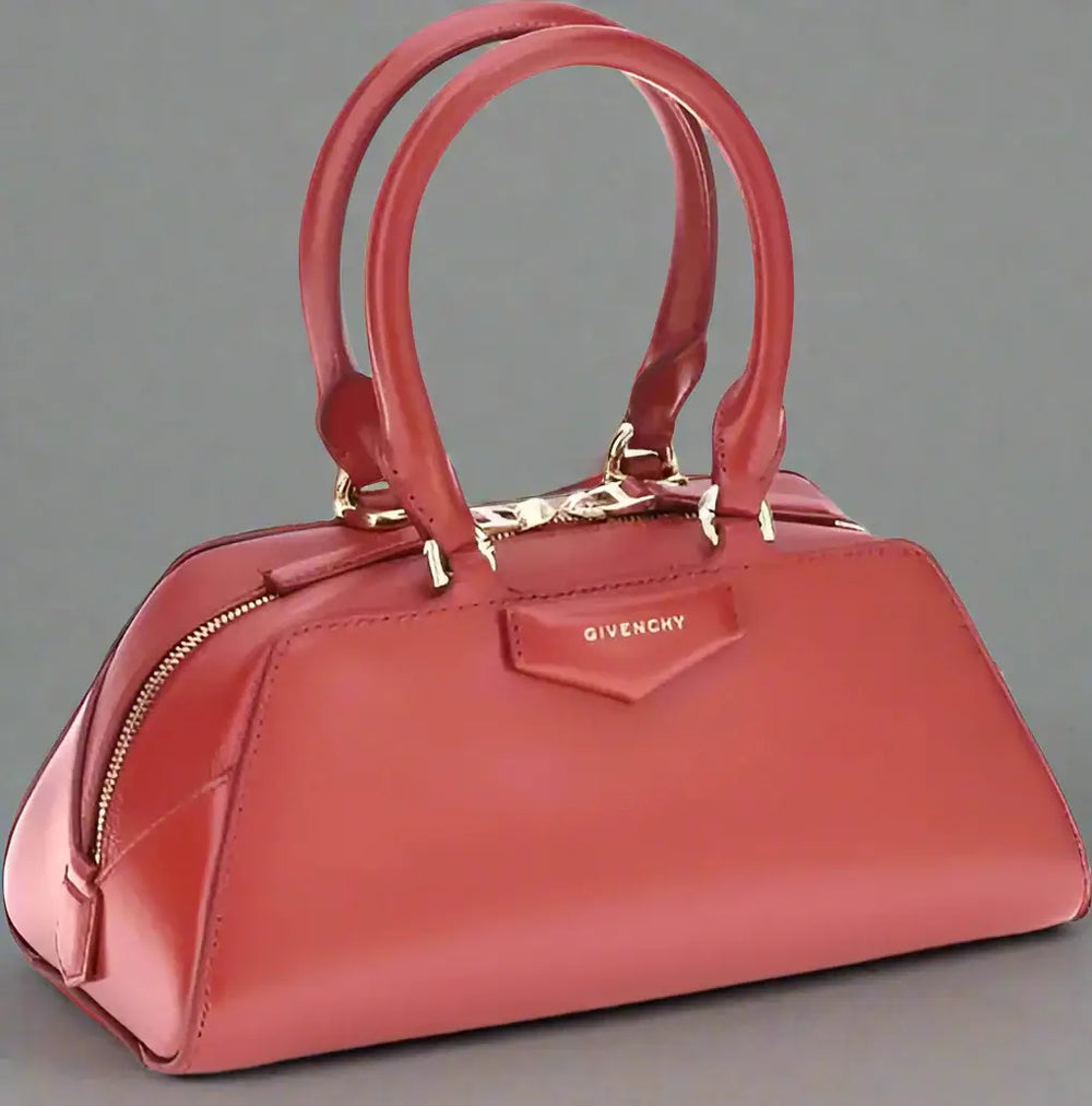 GIVENCHY women's red leather Antigona East-West mini Handbag
