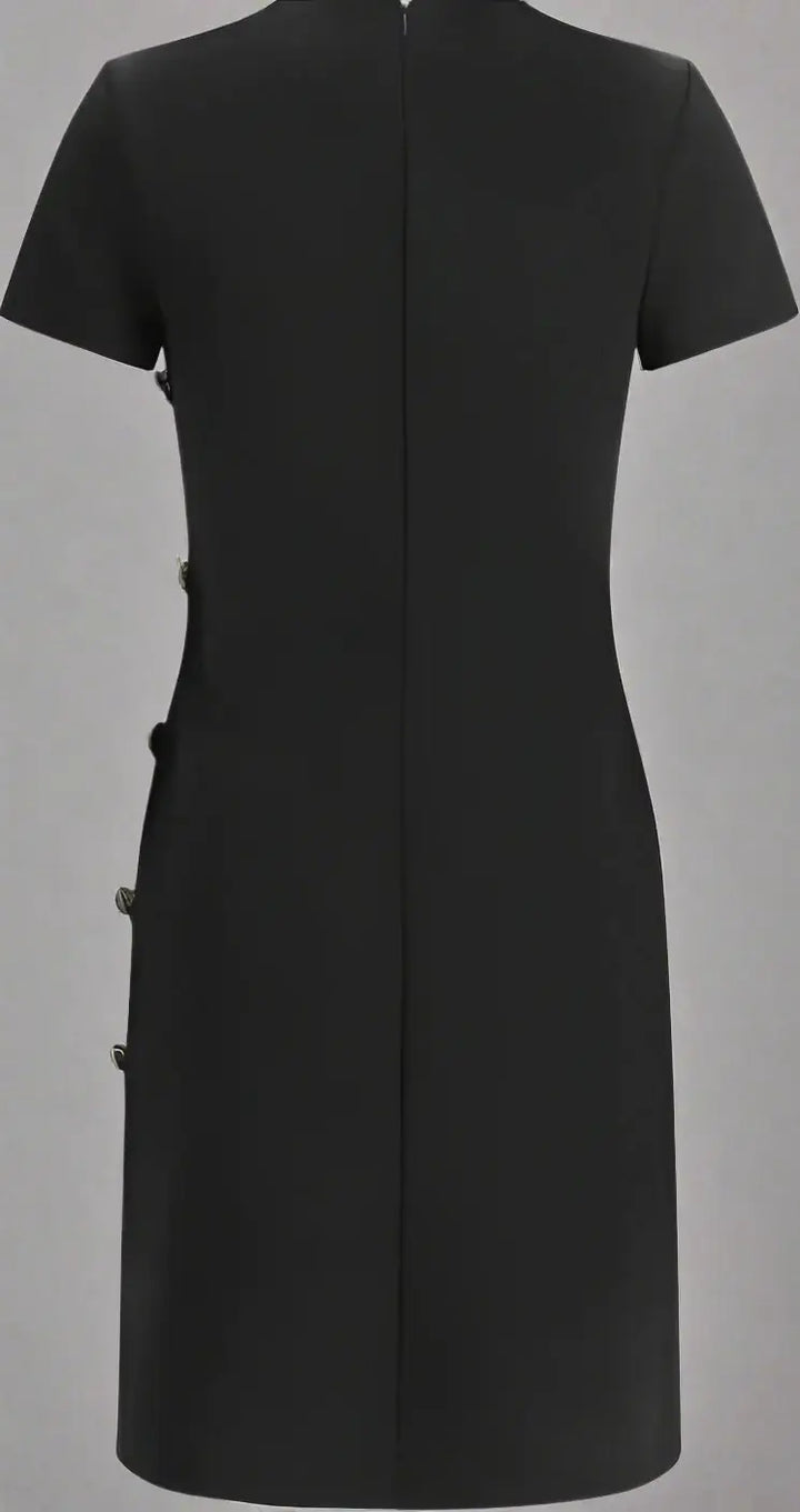 GIVENCHY black side button down Dress