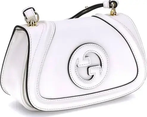 GUCC white leather Blondie Shoulder Bag