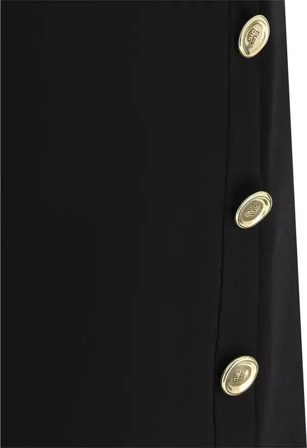 GIVENCHY black side button down Dress