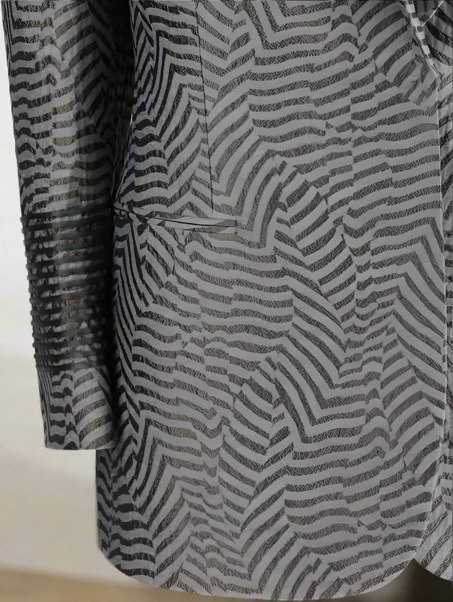 Giorgio Armani Embroidered striped Blazer