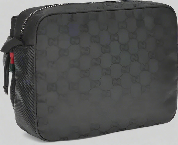 GUCCI men's black Nexus Small Shoulder Bag
