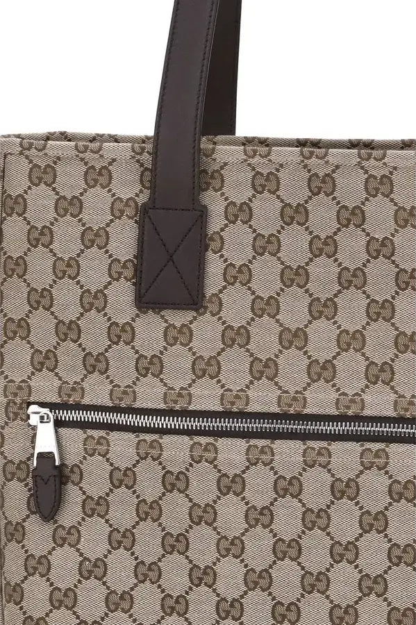 GUCCI GG men's embossed canvas Tote Bag