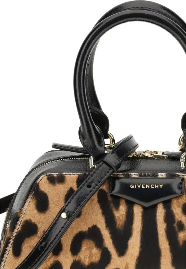 Givenchy Antigona East-West Pony skin print mini Handbag