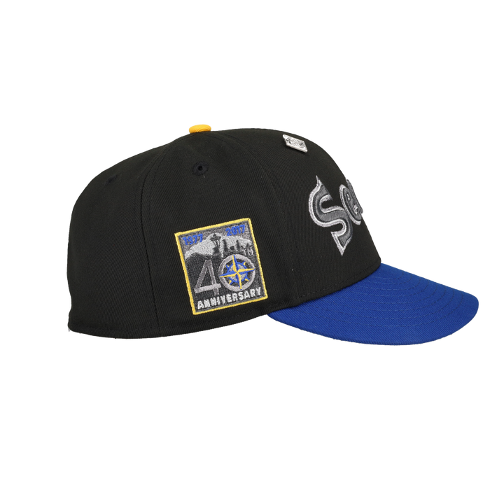 Seattle Mariners Galactic Burst Collection 40th Anniversary Fitted Hat