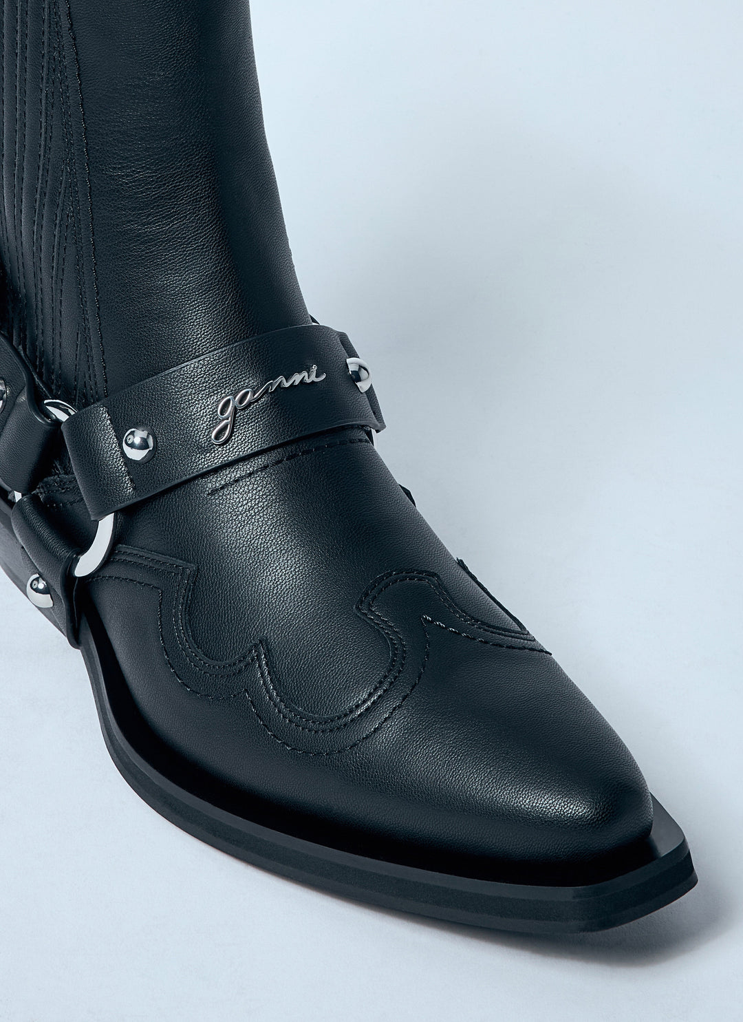 Ganni Women Low-Cut Western Chelsea Boots