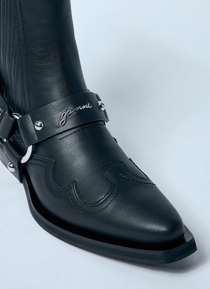 Ganni Women Low-Cut Western Chelsea Boots