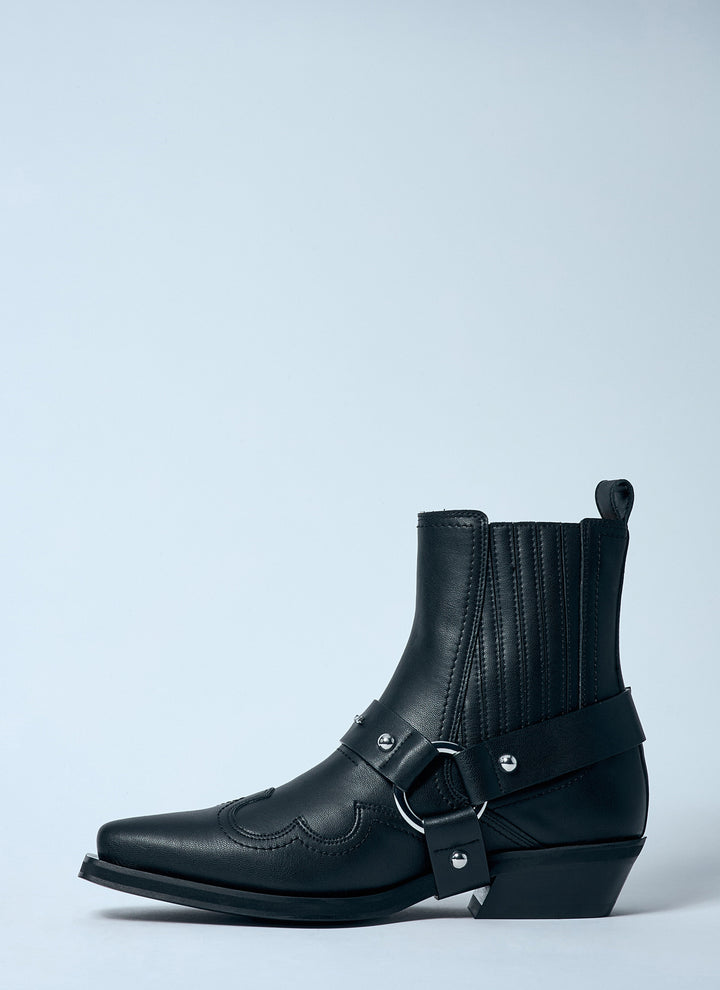 Ganni Women Low-Cut Western Chelsea Boots