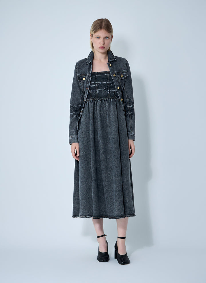 Ganni Women Stretch Future Denim Dress