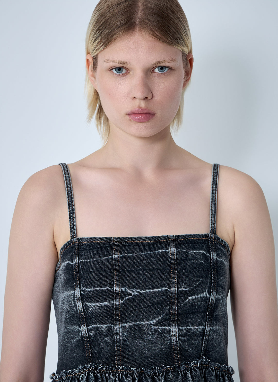 Ganni Women Stretch Future Denim Dress