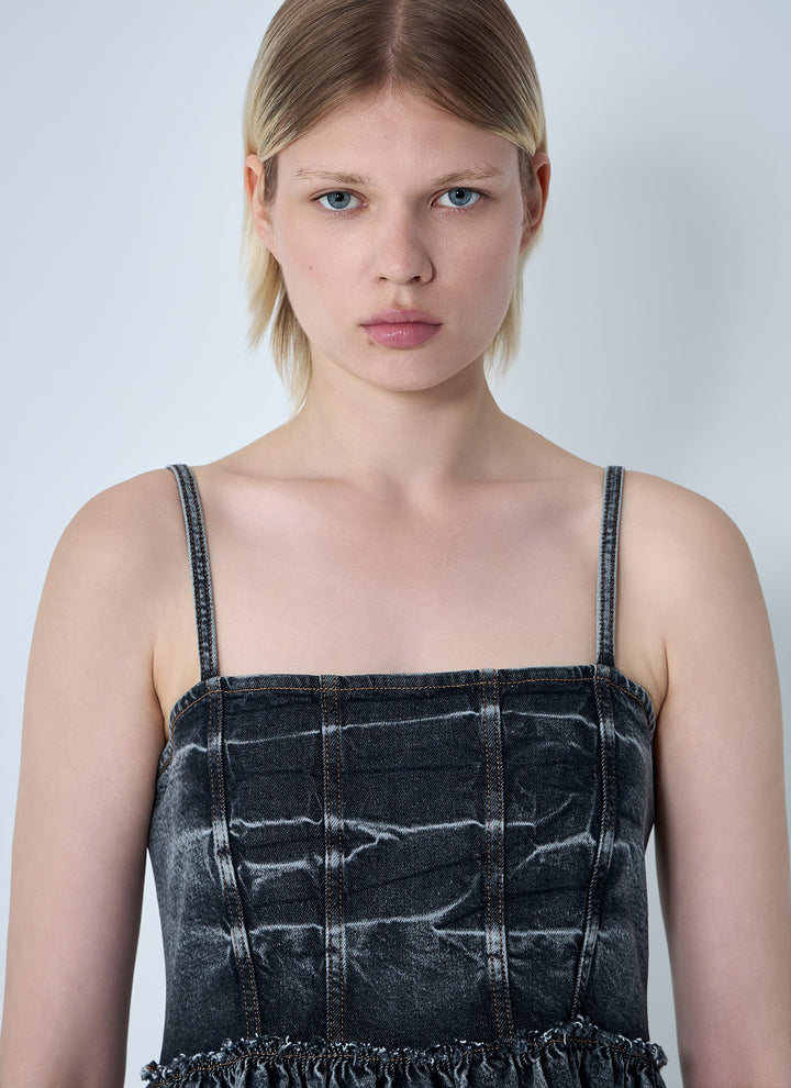 Ganni Women Stretch Future Denim Dress