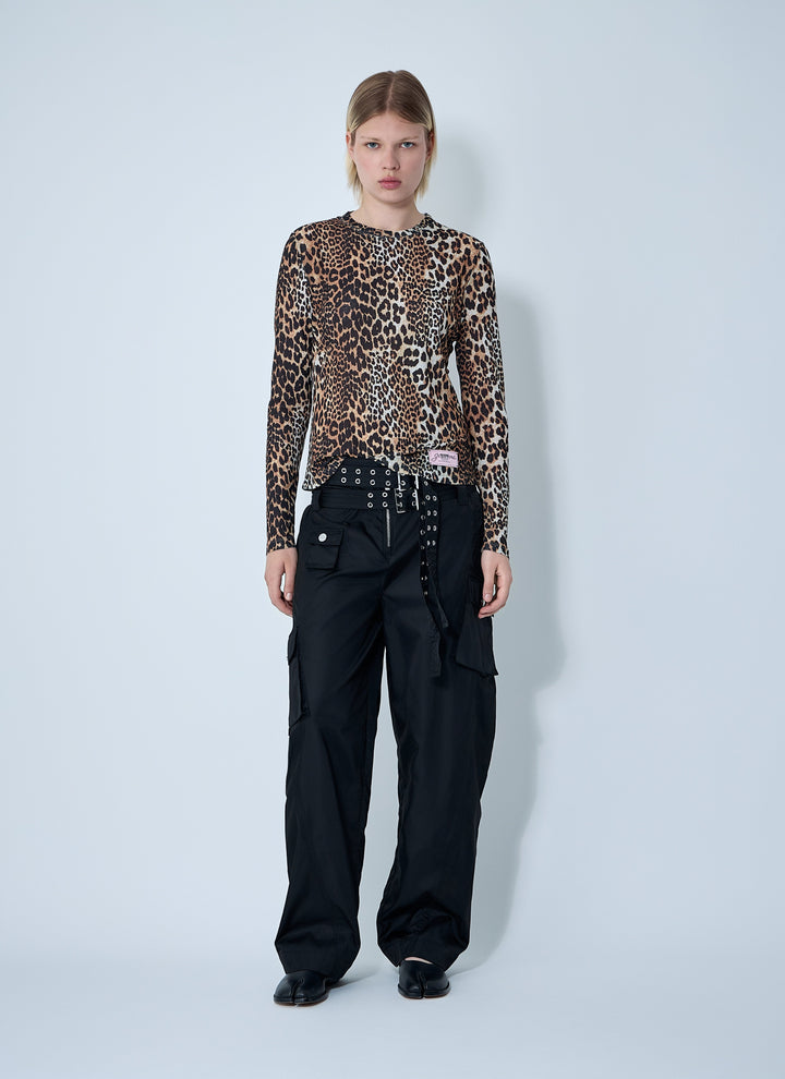 Ganni Women Mesh Top