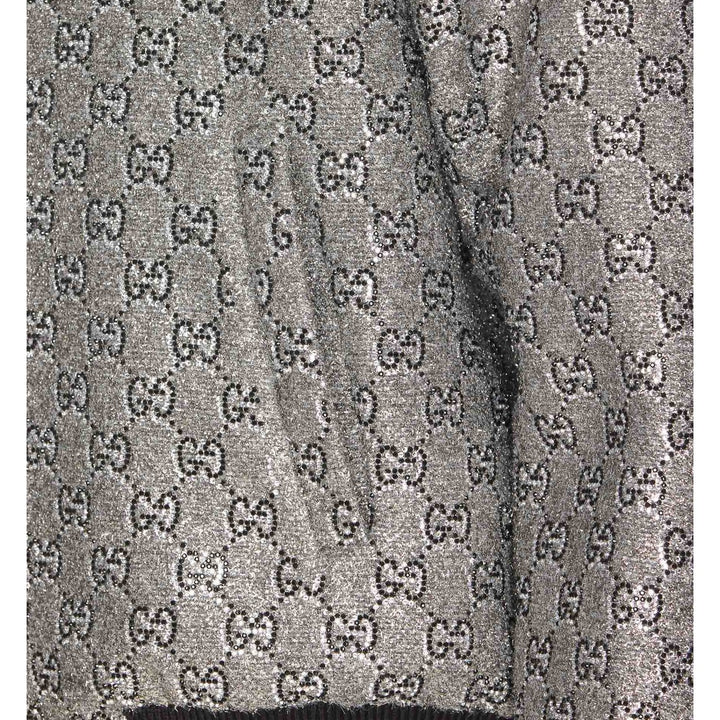 Gucci Men Gg Embroidered Tweed Bomber Jacket