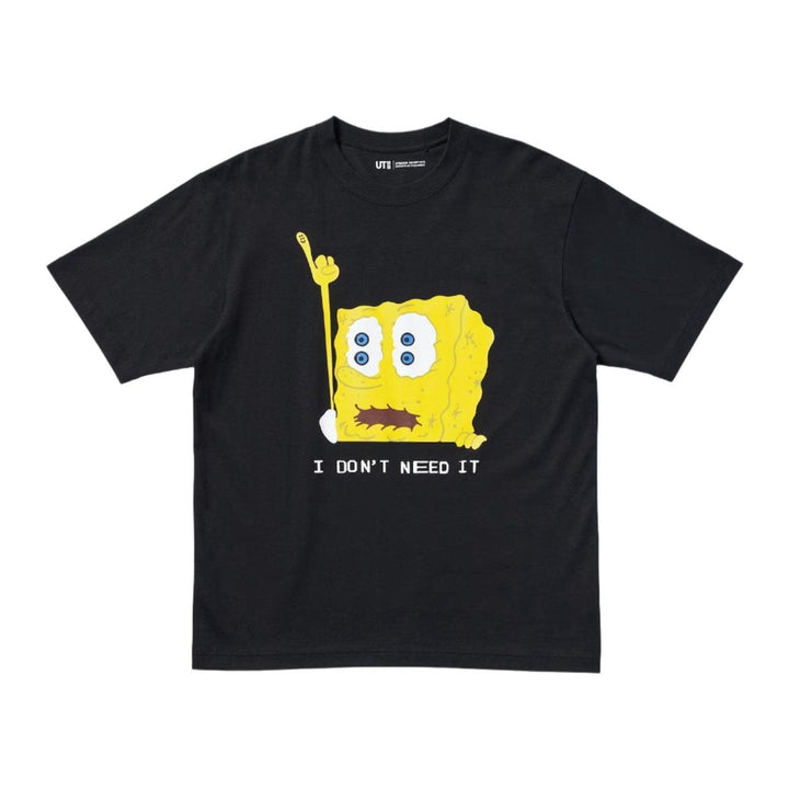Uniqlo x CPFM Spongebob Squarepants UT Graphic T-shirt Black