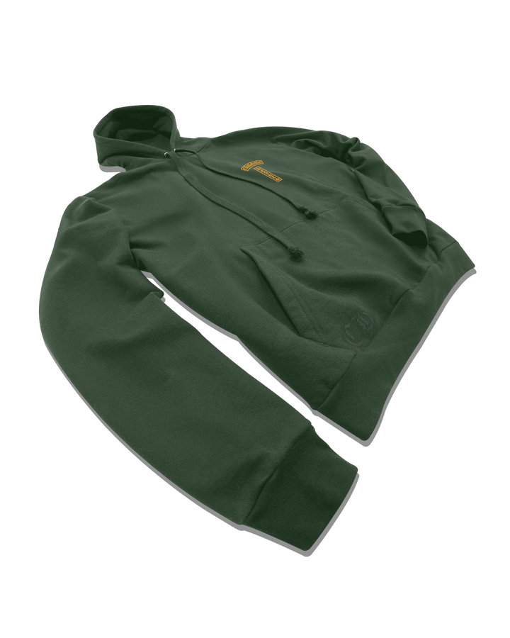 Chrome Hearts Script Hoodie Green & Orange