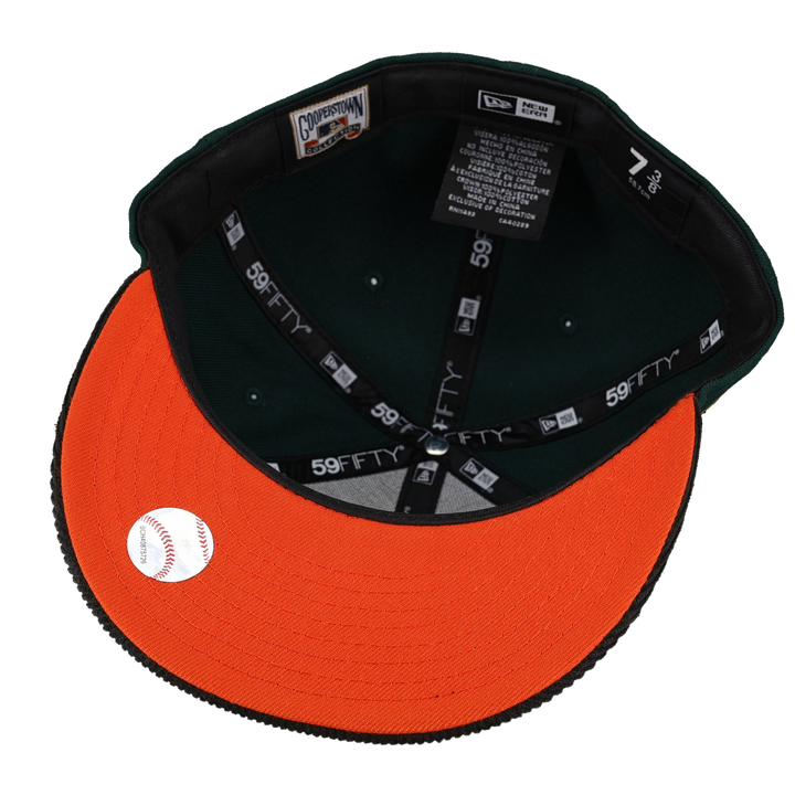 Anaheim Angels 40th Season Patch Corduroy Brim 59Fifty Fitted Hat