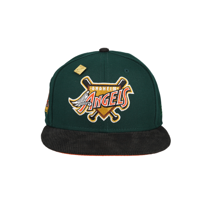 Anaheim Angels 40th Season Patch Corduroy Brim 59Fifty Fitted Hat