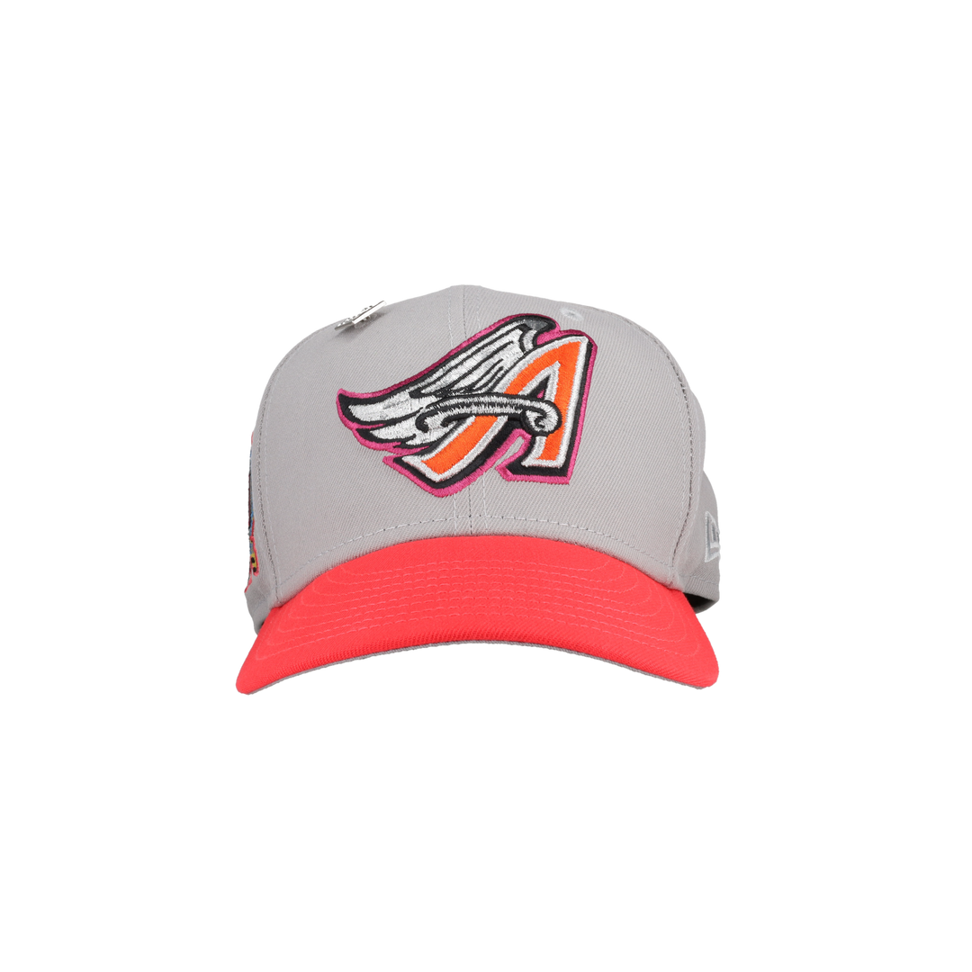 Anaheim Angels 50th Anniversary Patch Grey 59Fifty Fitted Hat