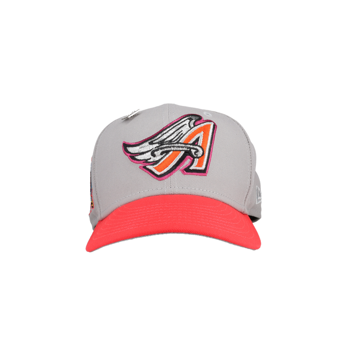 Anaheim Angels 50th Anniversary Patch Grey 59Fifty Fitted Hat