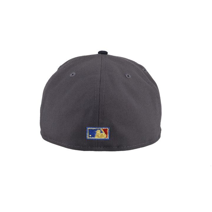 Cleveland Indians Red Metallic Stitching Inaugural Season Fitted Hat