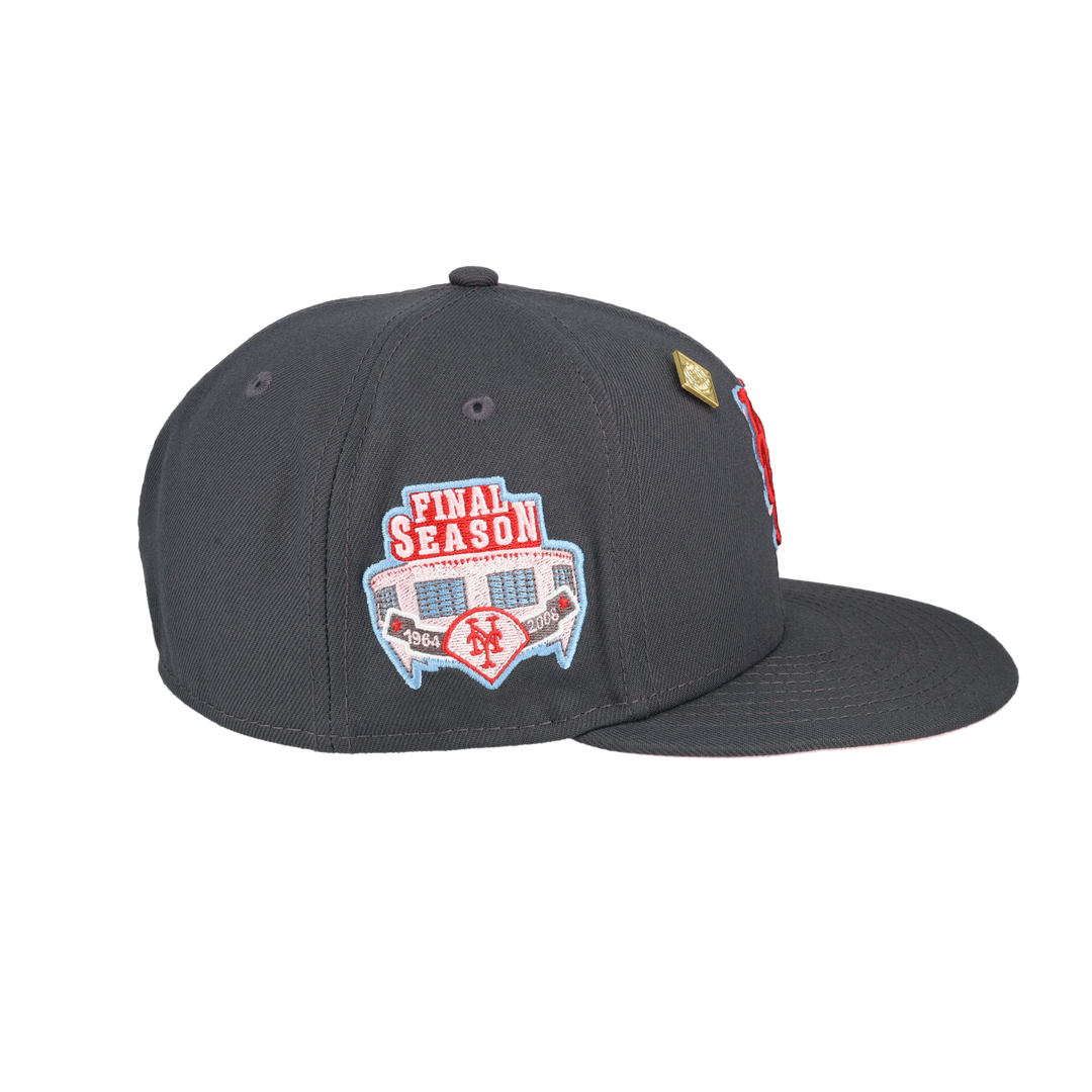 New York Mets Final Season Patch New Era 59Fifty Fitted Hat