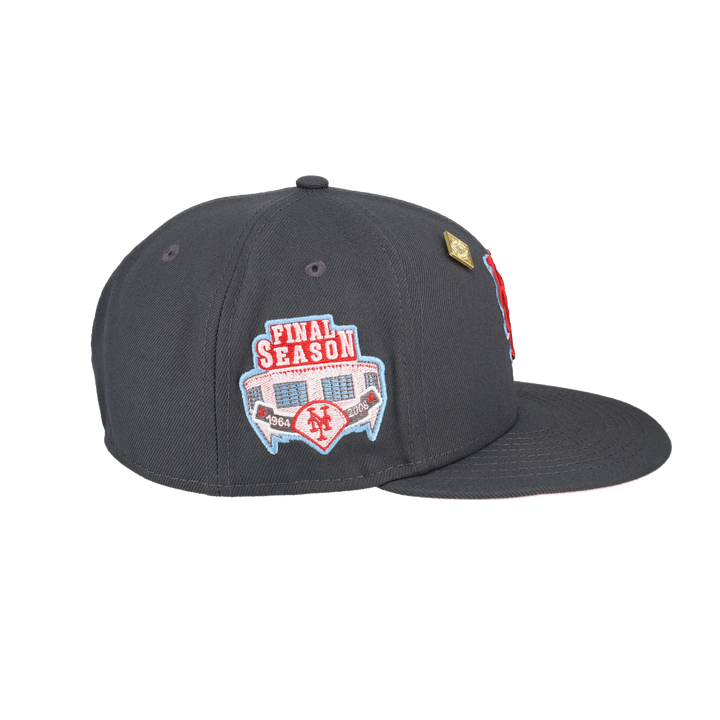 New York Mets Final Season Patch New Era 59Fifty Fitted Hat