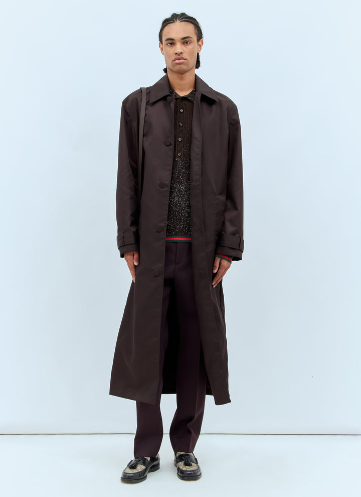 Gucci Men Gabardine Coat