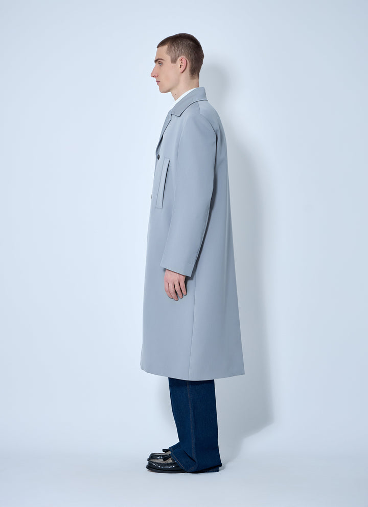 Gucci Men Single-Breasted Wool Coat