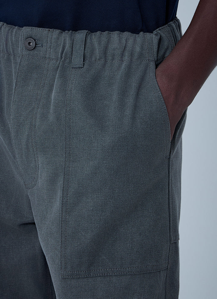 Gucci Men Faded Canvas Pants