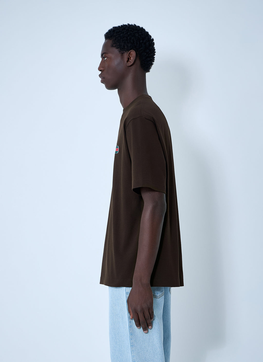 Gucci Men Logo Motif T-Shirt