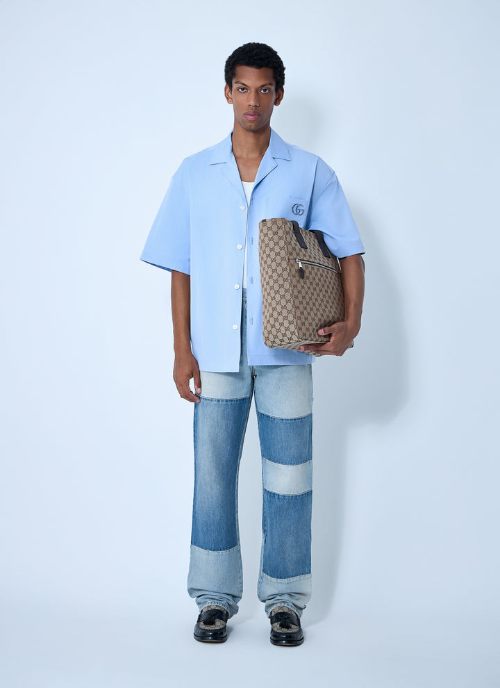 Gucci Men Contrast Panel Jeans